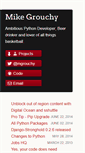 Mobile Screenshot of mikegrouchy.com